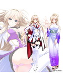 ユニオリズム☆カルテット ラバーマットL 〜シルヴェリアウェディング.ver2 sideA 画像2
