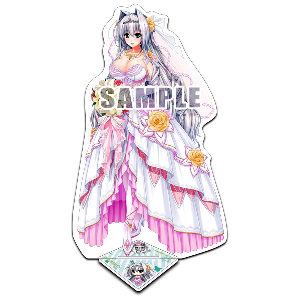 ユニオリズム☆カルテット アクリル特大フィギュア ティアウェディング