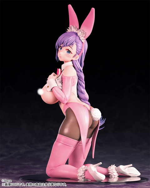 【FANZA限定】Ogre イラスト「バニーの日」陰毛あり 淫乱ピンクVer. 1/6スケール 塗装済み完成品フィギュア オリジナルB2布ポスター付き 画像10