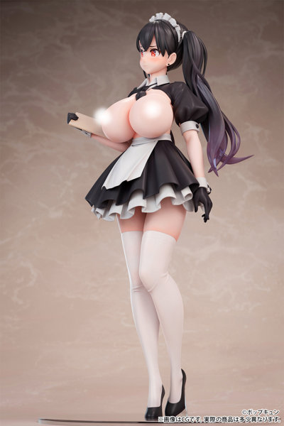 ポップキュン イラスト「高時給メイドカフェ店員さん」脱衣ver. 1/6スケール 塗装済み完成品フィギュア 画像10