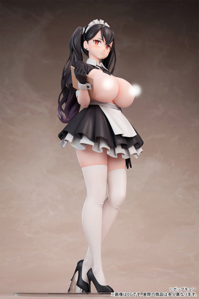 ポップキュン イラスト「高時給メイドカフェ店員さん」脱衣ver. 1/6スケール 塗装済み完成品フィギュア 画像11