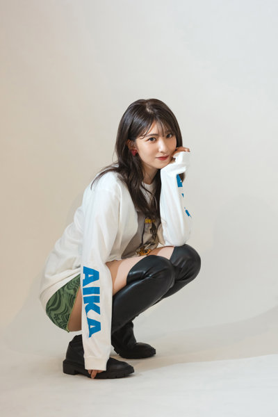 【山岸逢花】 ザ・森東コラボ オリジナルロングTシャツ 白 サイズL 画像4