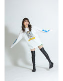 【山岸逢花】 ザ・森東コラボ オリジナルロングTシャツ 白 サイズL 画像1