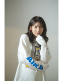 【山岸逢花】 ザ・森東コラボ オリジナルロングTシャツ 白 サイズXL 画像8
