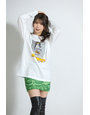 【山岸逢花】 ザ・森東コラボ オリジナルロングTシャツ 白 サイズXL