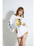 【美谷朱里】 ザ・森東コラボ オリジナルロングTシャツ 白 サイズL 画像8