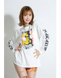 【美谷朱里】 ザ・森東コラボ オリジナルロングTシャツ 白 サイズL