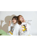 【美谷朱里】 ザ・森東コラボ オリジナルロングTシャツ 白 サイズXL 画像2
