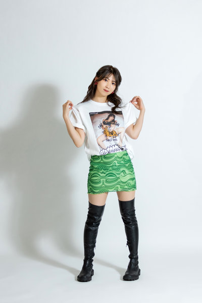 【山岸逢花】 ザ・森東コラボ オリジナルTシャツ 白 サイズXL 画像1