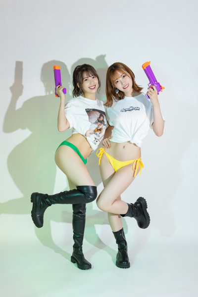 【美谷朱里】 ザ・森東コラボ オリジナルTシャツ 白 サイズL 画像1