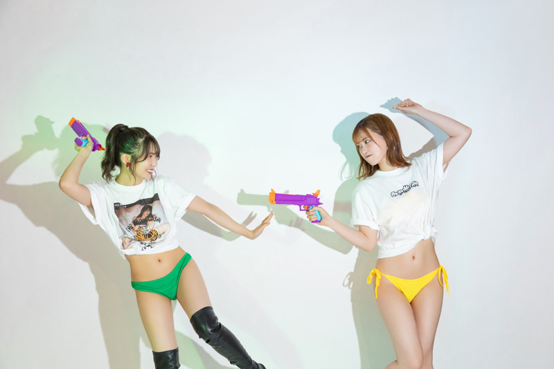 【美谷朱里】 ザ・森東コラボ オリジナルTシャツ 白 サイズL 画像3
