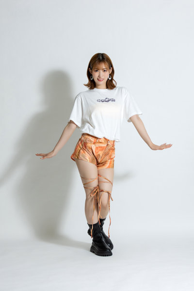 【美谷朱里】 ザ・森東コラボ オリジナルTシャツ 白 サイズL 画像4