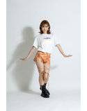 【美谷朱里】 ザ・森東コラボ オリジナルTシャツ 白 サイズL 画像4