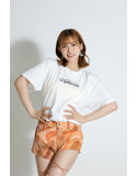 【美谷朱里】 ザ・森東コラボ オリジナルTシャツ 白 サイズL 画像8