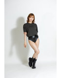 【美谷朱里】 ザ・森東コラボ オリジナルTシャツ ダークグレー サイズL 画像1