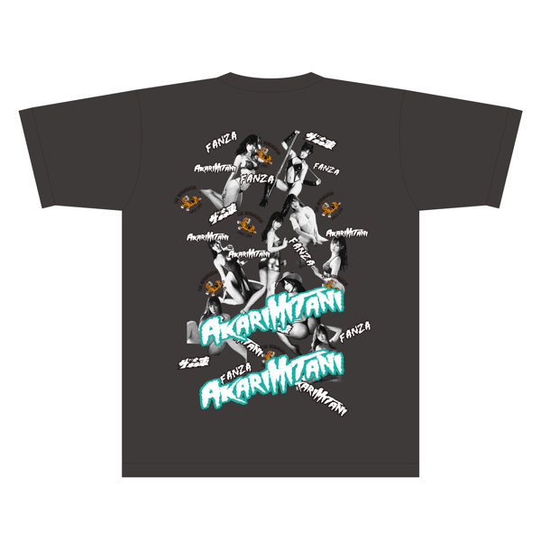【美谷朱里】 ザ・森東コラボ オリジナルTシャツ ダークグレー サイズXL 画像6
