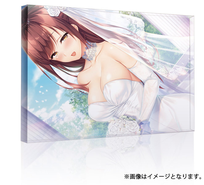 ゆびさきコネクション ウェディングドレスの伊織 B6アクリルオーナメント