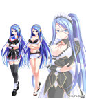 ユニオリズム☆カルテット 水着コーデB1タペストリー セレーネ.ver 画像2
