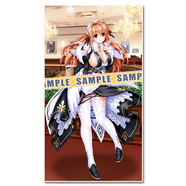 ユニオリズム☆カルテット ロングタペストリー コラボカフェEX4(マリエルメイド)