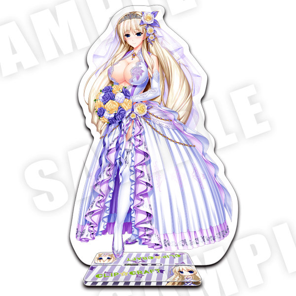 ユニオリズム☆カルテット アクリルビッグフィギュア シルヴェリアウェディング.ver2