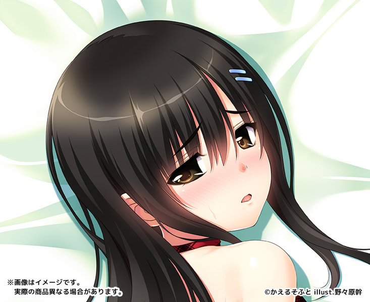【再販】野々原幹先生描き下ろし 微少女 橘京花抱き枕カバー アクアヴェール 画像2
