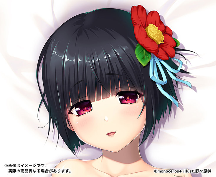 【再販】野々原幹先生描き下ろし 甘々和服メイドさんと二人っきりのHな田舎暮らし 月森琴葉抱き枕カバー アクアヴェール +DLカード 画像2