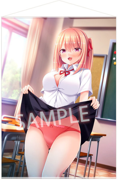 ろむむ先生描き下ろし「ダキカノ」吾妻あさひ A1タペストリー