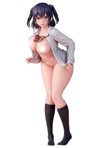 oekakizuki イラスト 間違って友達の姉ちゃんの部屋に「松山 葵」脱衣ver. 1/6スケール 塗装済み完成品フィギュア 画像16