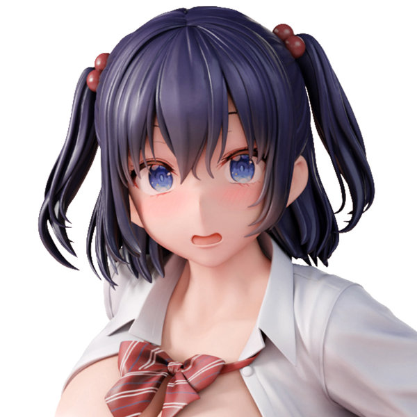 oekakizuki イラスト 間違って友達の姉ちゃんの部屋に「松山 葵」脱衣ver. 1/6スケール 塗装済み完成品フィギュア 画像17
