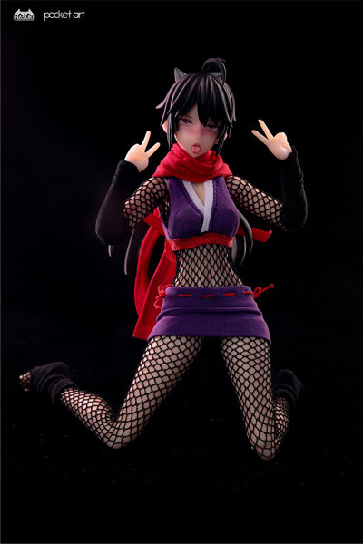 pocket artシリーズ PA002 女忍 萩 1/12 完成品アクションフィギュア 画像10