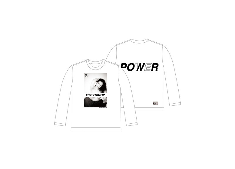 【河北彩花】 Saika Kawakita Long sleeve by MNKM ホワイト Lサイズ