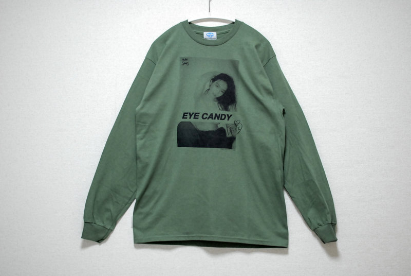 【河北彩花】 Saika Kawakita Long sleeve by MNKM ライトオリーブ Lサイズ 画像1