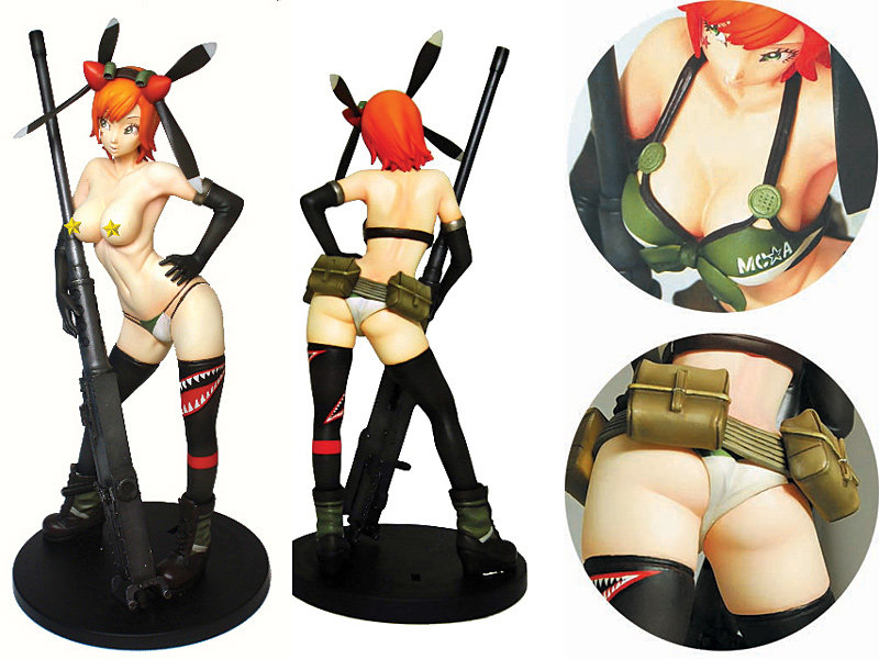 MC☆あくしず ノーズアートの娘さん