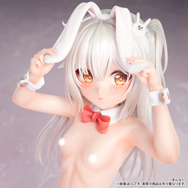 まんなく イラスト「キュミ」バニー脱衣ver. 1/6スケール 塗装済み完成品フィギュア 画像14
