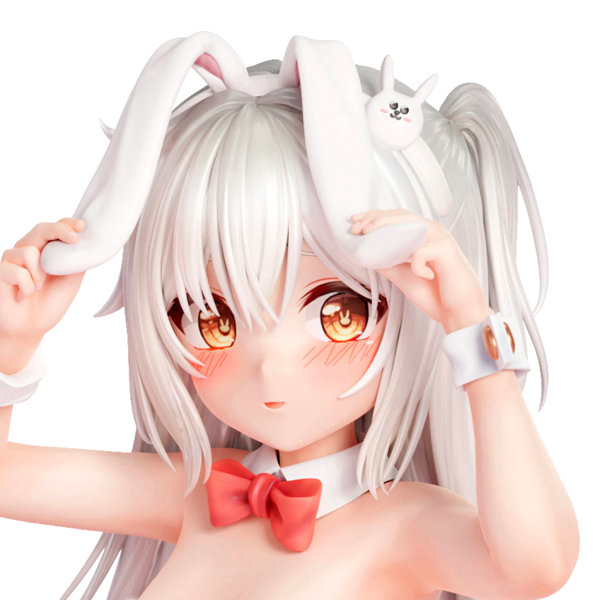 まんなく イラスト「キュミ」バニー脱衣ver. 1/6スケール 塗装済み完成品フィギュア 画像17