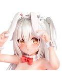 まんなく イラスト「キュミ」バニー脱衣ver. 1/6スケール 塗装済み完成品フィギュア