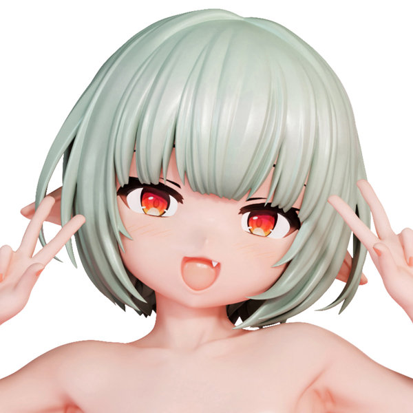 肉感少女 エルフ「メルリルちゃん」追視アイver. 1/4スケール 塗装済み完成品フィギュア 画像14