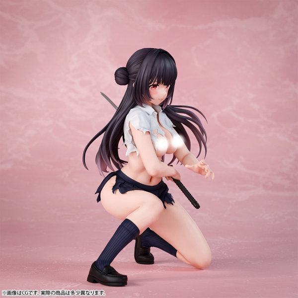 さむらいJ● 咲良 ダメージver. 1/7スケール 塗装済み完成品フィギュア 画像7