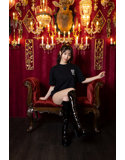 【KENTOO × 河北彩花】Devil kawakita Saika TEE BLACK Lサイズ 画像7