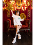 【jbstyle. × 石川澪】MIO Patch ＆ Cheer Dance TEE WHITE Lサイズ 画像1