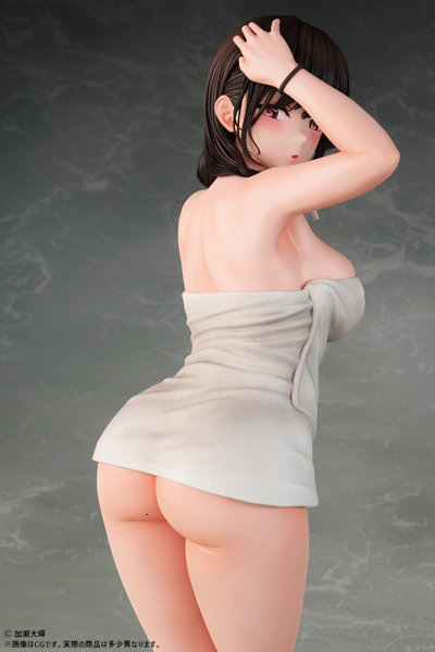 加瀬大輝 イラスト 髪を乾かすJ●さん 1/6スケール 塗装済み完成品フィギュア 画像12