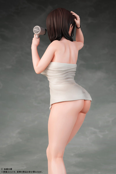加瀬大輝 イラスト 髪を乾かすJ●さん 1/6スケール 塗装済み完成品フィギュア 画像16