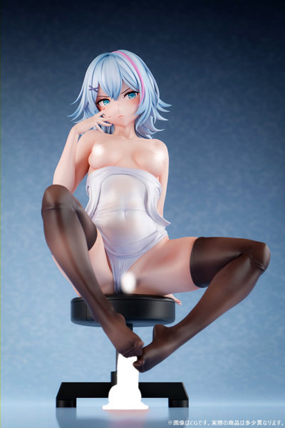 肉感少女「スク水ニーソの間宮さんに蔑み顔で挟まれたい。」1/6スケール塗装済み完成品フィギュア 画像11