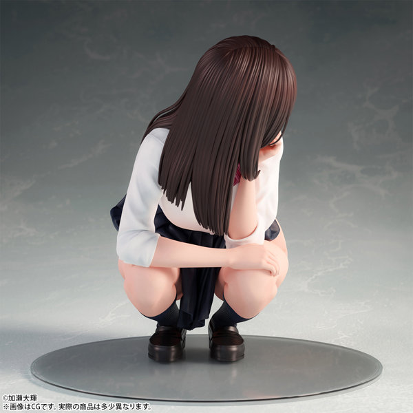 加瀬大輝 イラスト「しゃがみJ●さん」 脱衣ver. 1/6スケール塗装済み完成品フィギュア 画像5