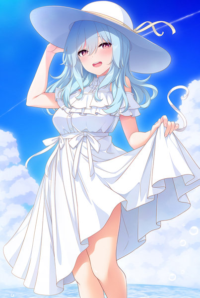 恋にはあまえが必要です 海辺の氷華さん F6アクリルキャンバス