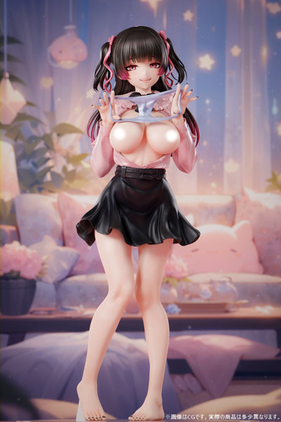 肉感少女 パンツであやとり 地雷系カノジョ「理沙」1/4スケール塗装済み完成品フィギュア 画像19