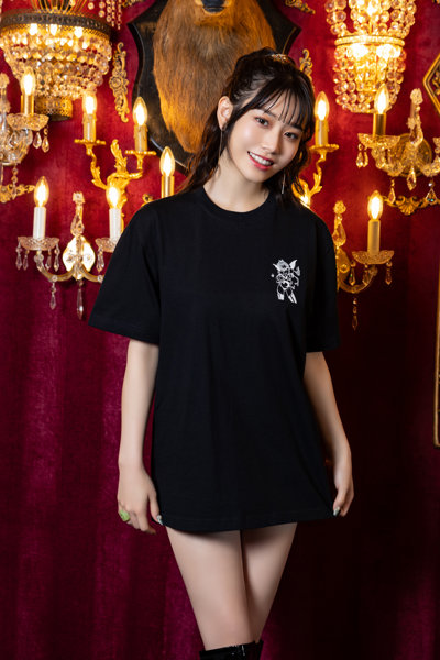 【KENTOO × 河北彩花】Devil kawakita Saika TEE BLACK/XLサイズ 画像6