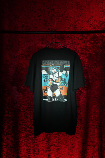 【KENTOO × 河北彩花】Devil kawakita Saika TEE BLACK/XLサイズ 画像11