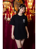 【KENTOO × 河北彩花】Devil kawakita Saika TEE BLACK/XLサイズ 画像6