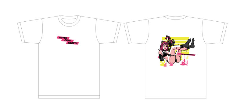 【KENTOO × 河北彩花】CUTE! POP! SWEET! TEE XLサイズ 画像4